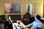 Los Gigantes at the recording studios